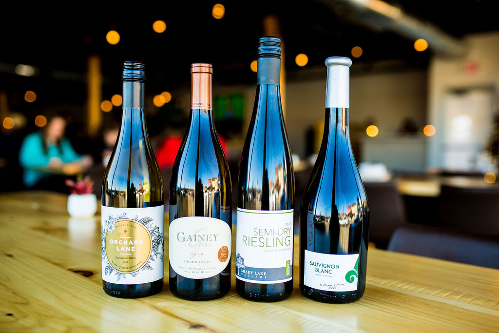 a bottle of wine on a table