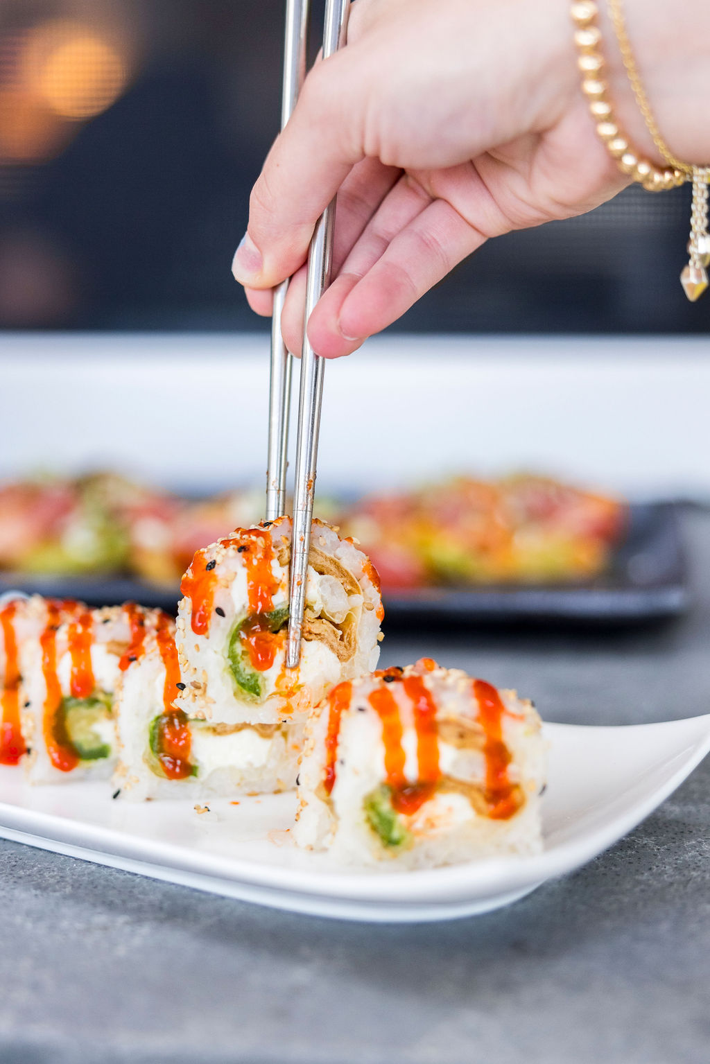 a close up of a plate of food with a fork