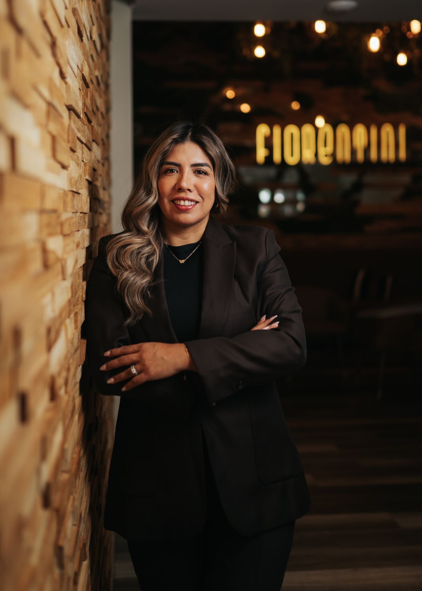 a woman sitting at a table