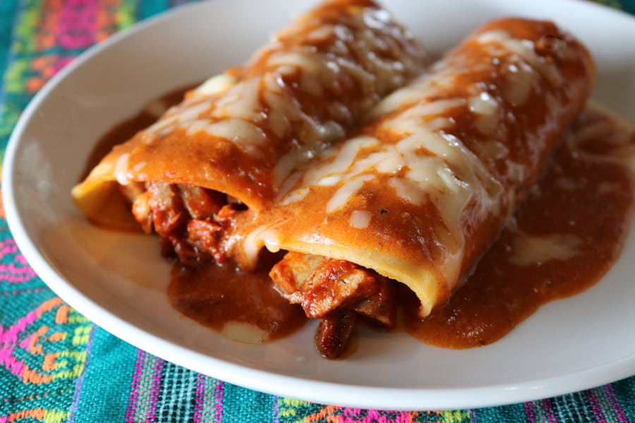 Border style Enchiladas Sylvia's Enchilada Kitchen