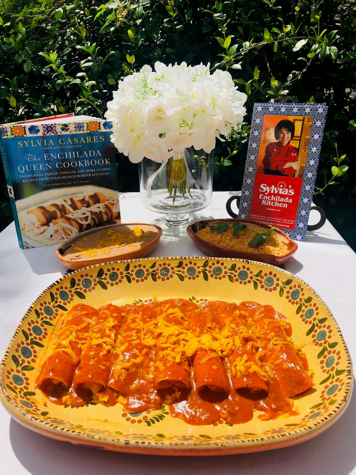 a plate of food on a table