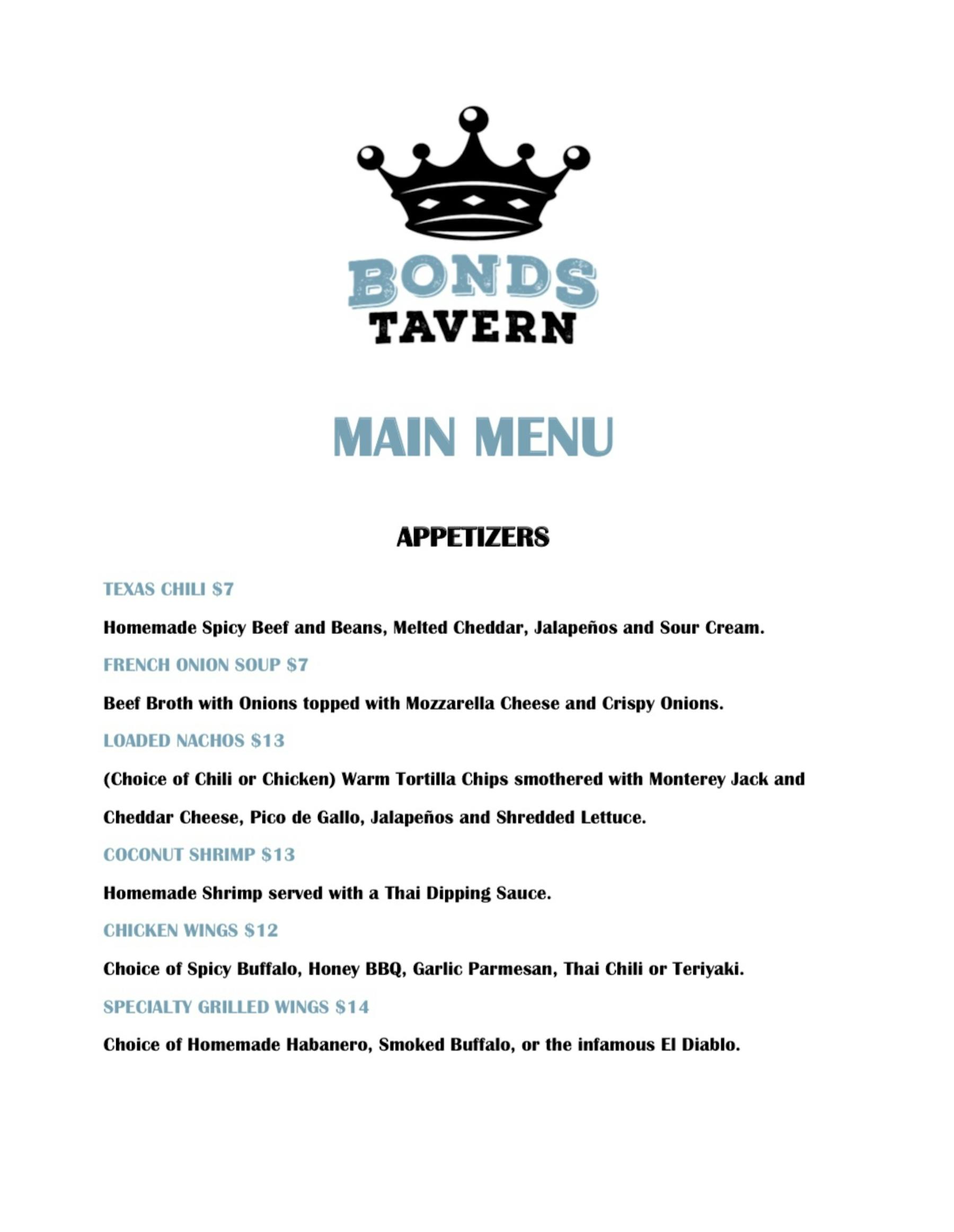 Bonds Tavern American Gastropub in West Orange, NJ