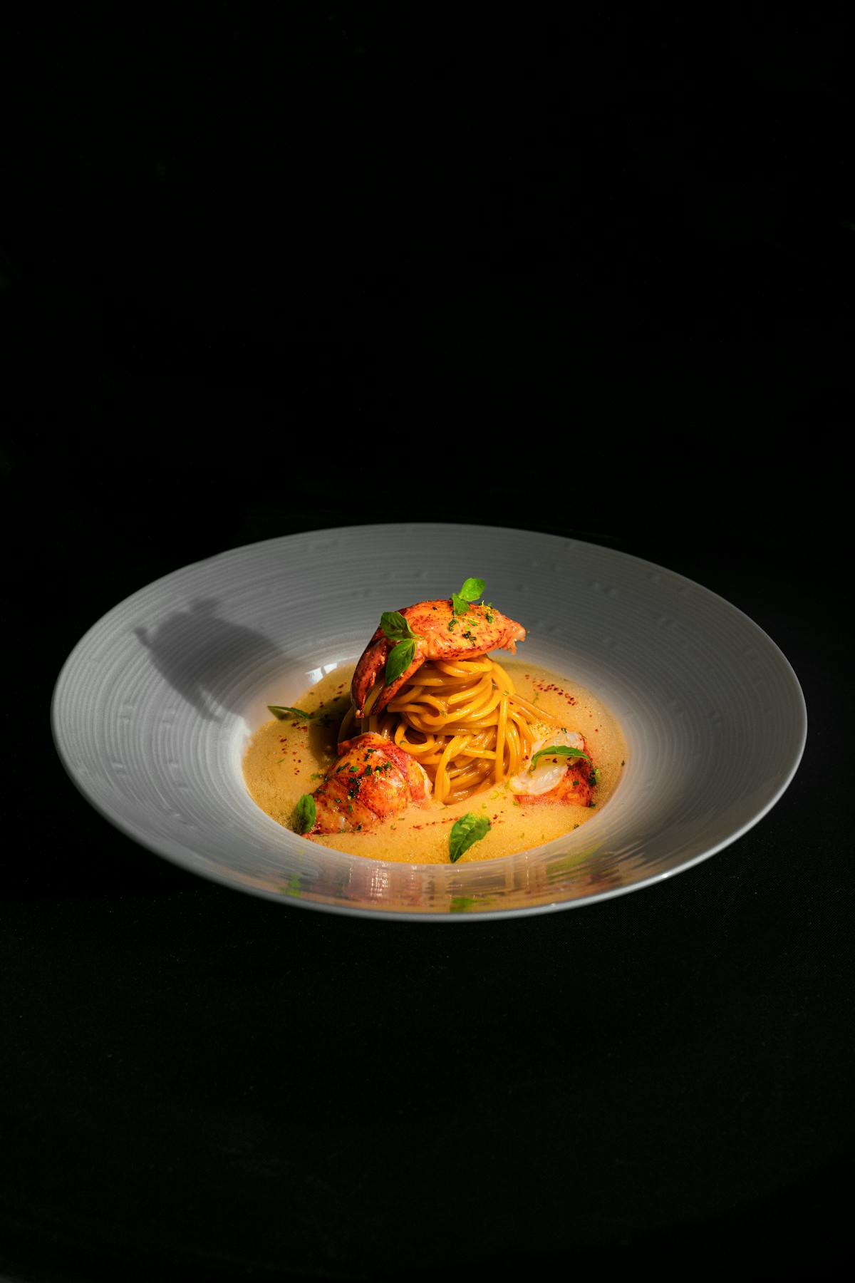 La Méditerranée Robuchon's version of a lobster bisque in pasta form. Image credit: La Méditerranée Robuchon