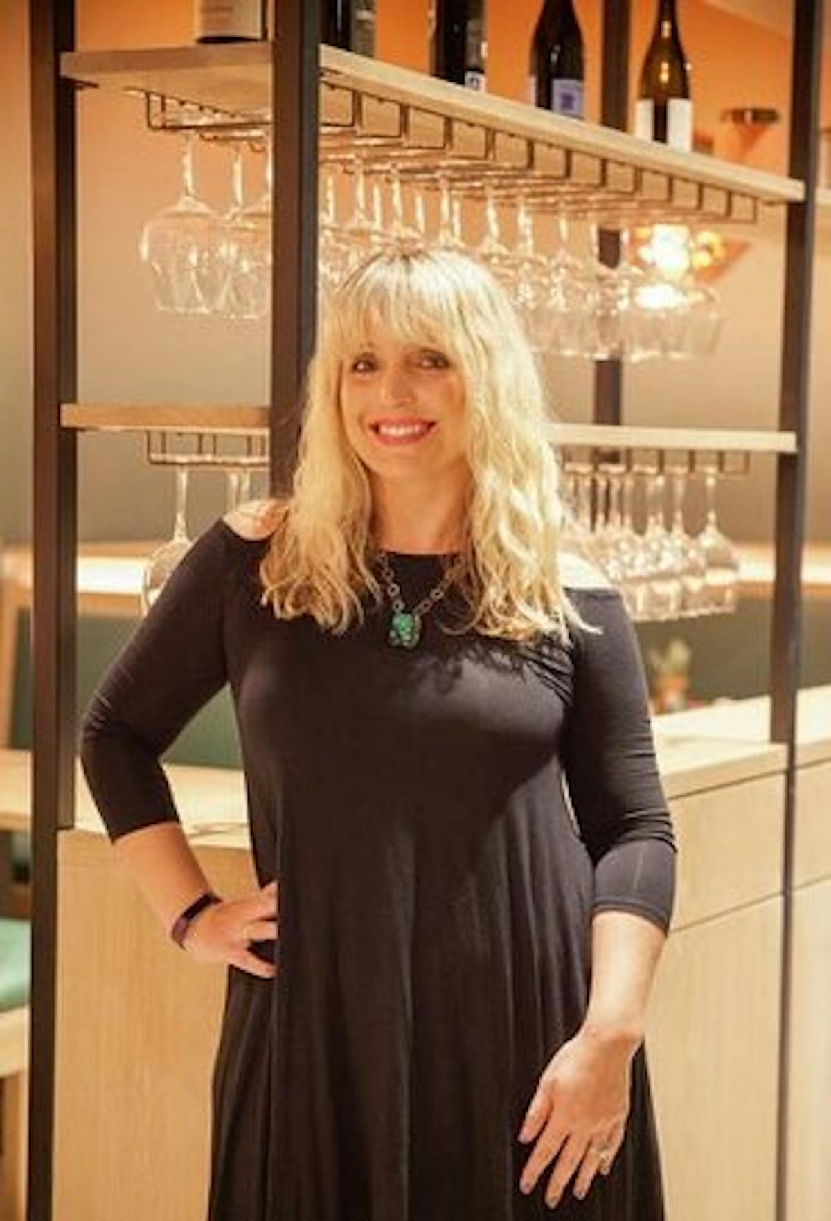 a woman posing for a picture