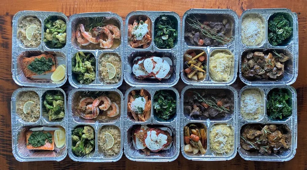 a box filled with different types of food