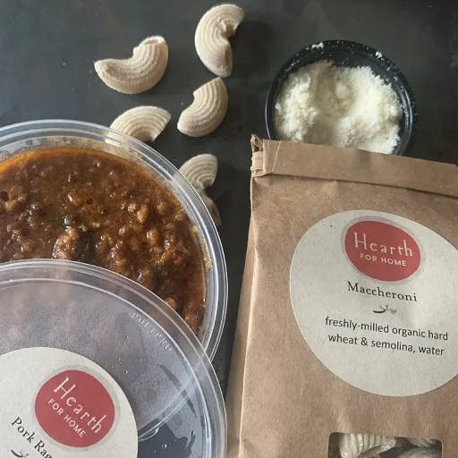 a close up of food on a table