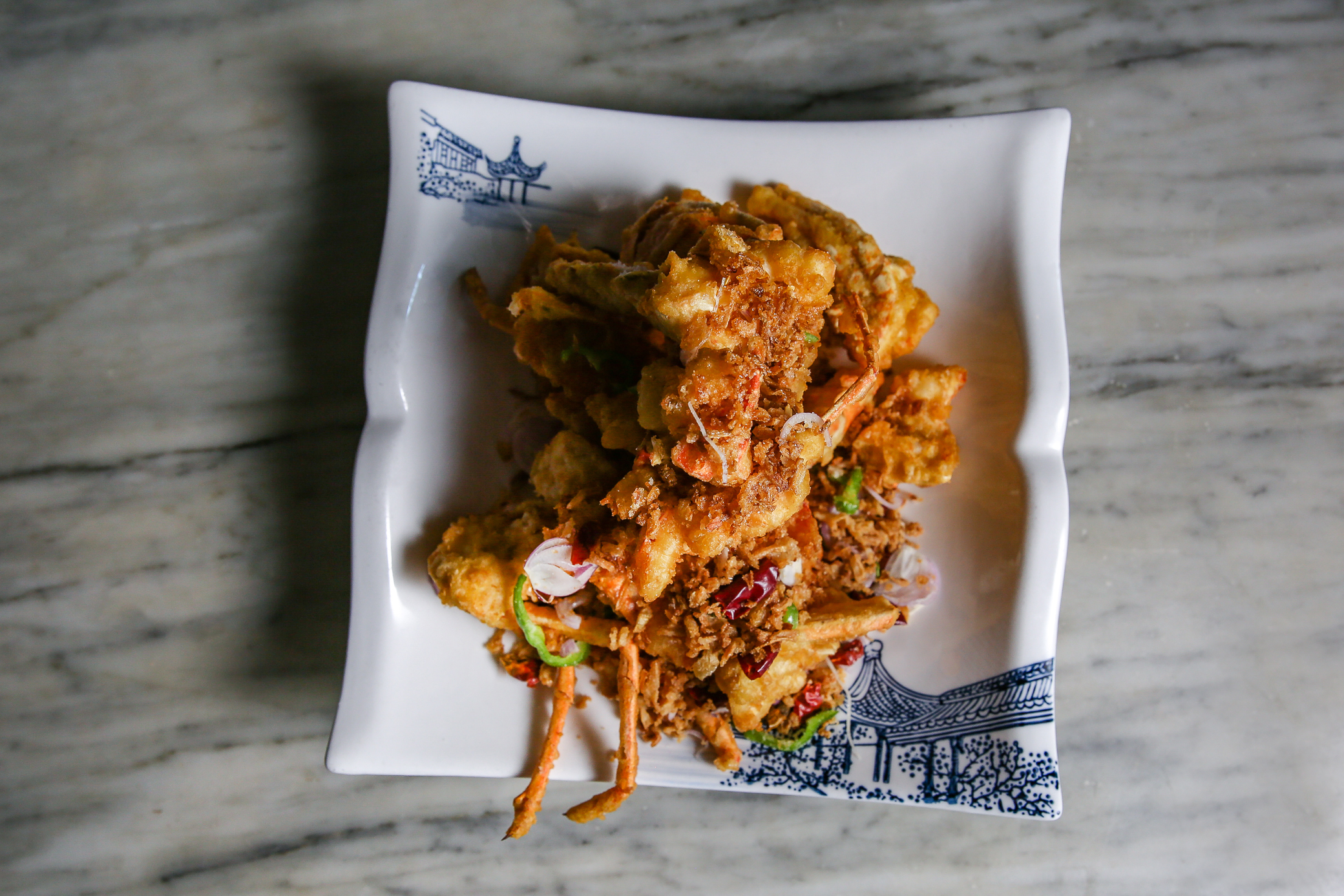 a plate of food with a slice cut out