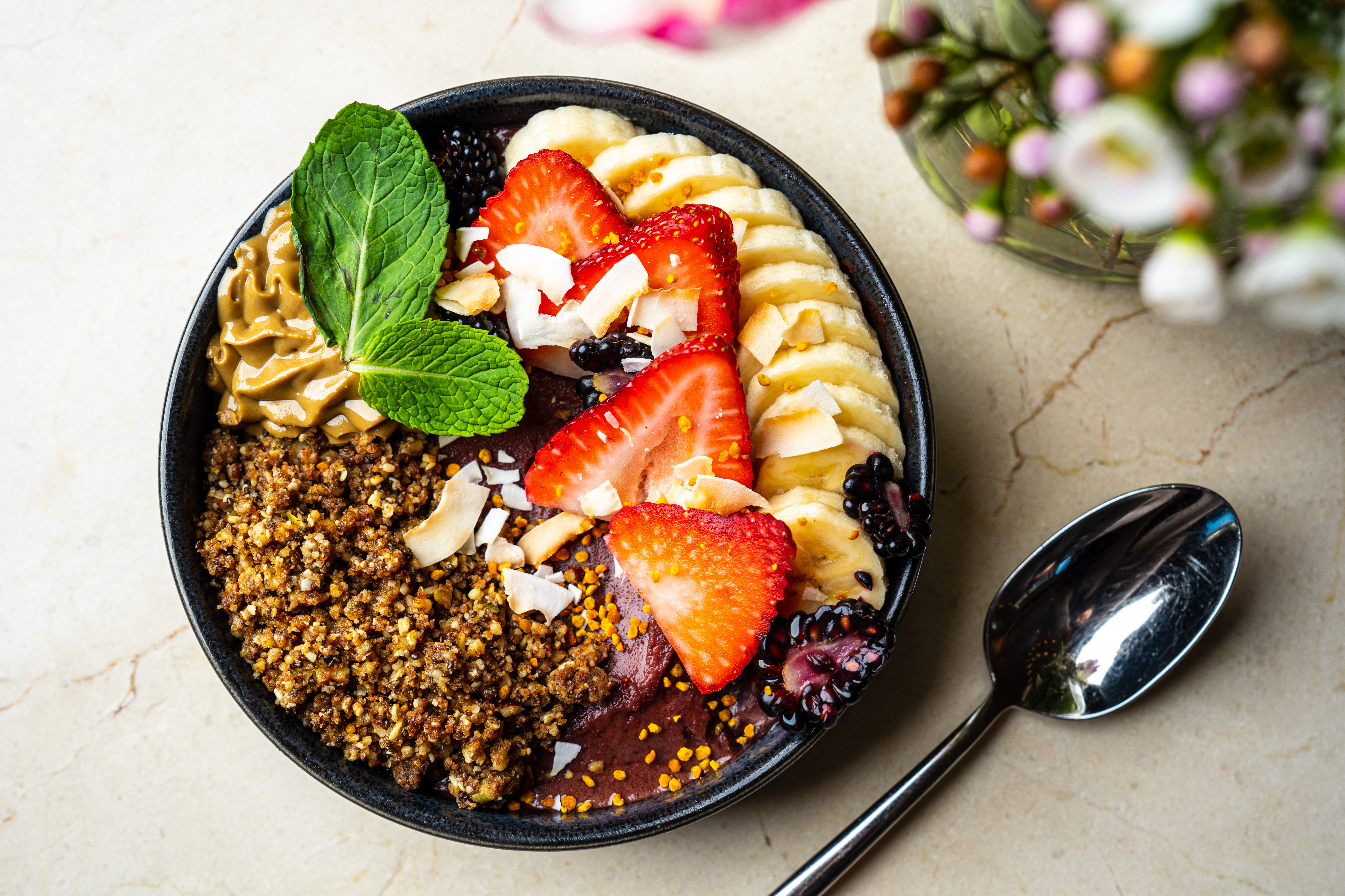 an acai bowl