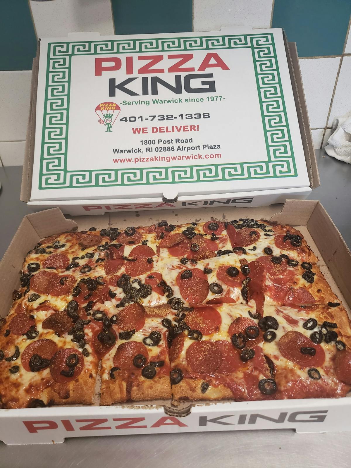 a box of pizza