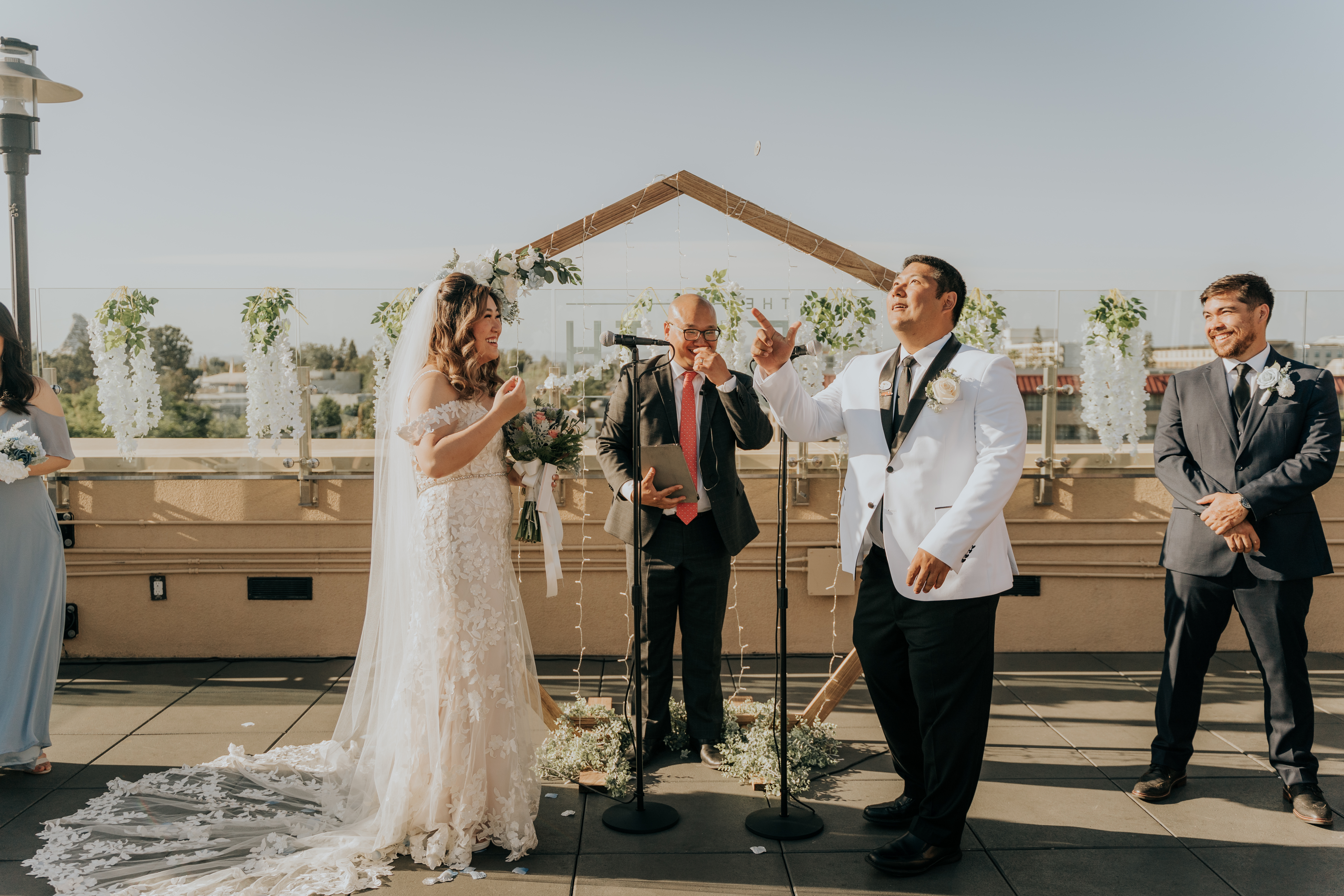 a group of people posing for the camera
