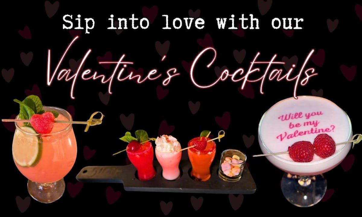 sip into love with out valentine's cocktails: feature 3 cocktails