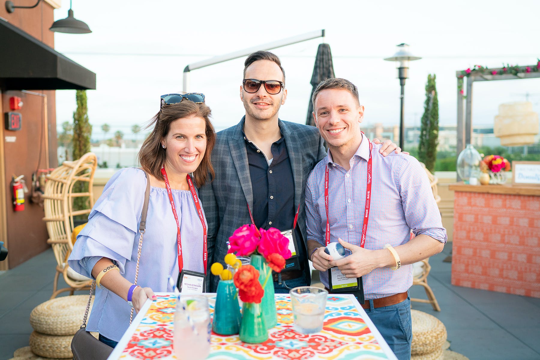 a person standing in front of a cake
