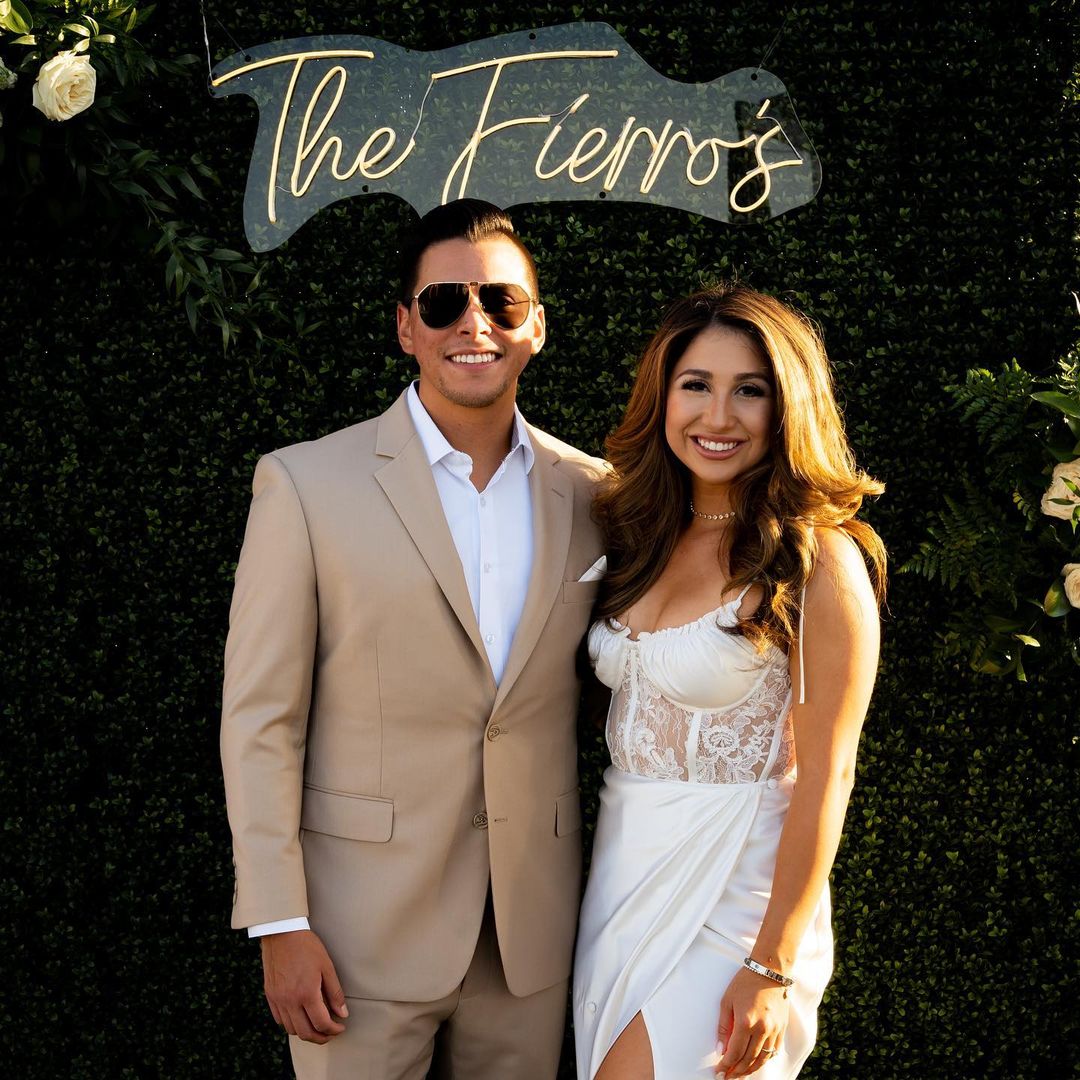 a couple of people posing for a photo