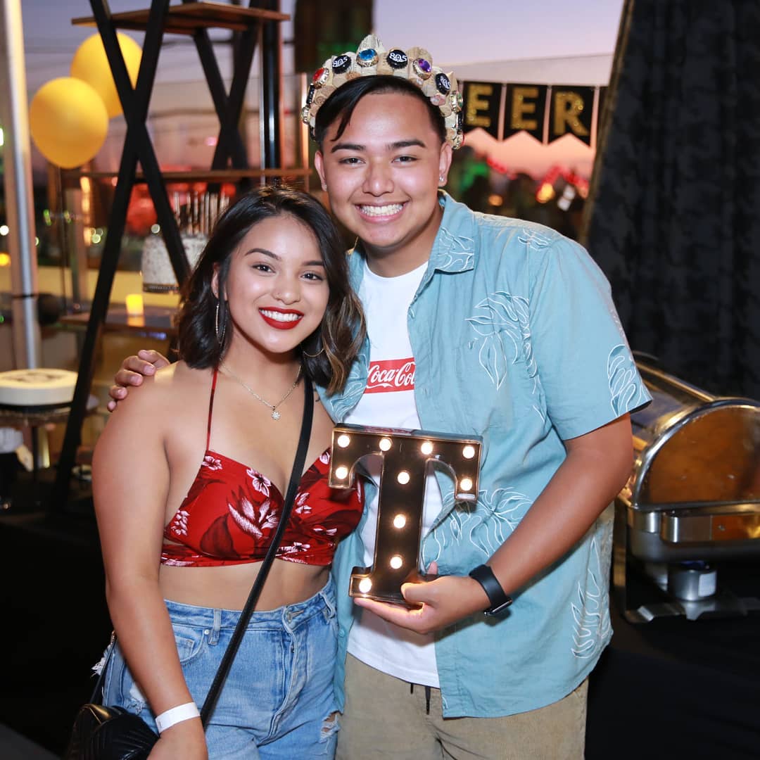 a group of people posing for the camera