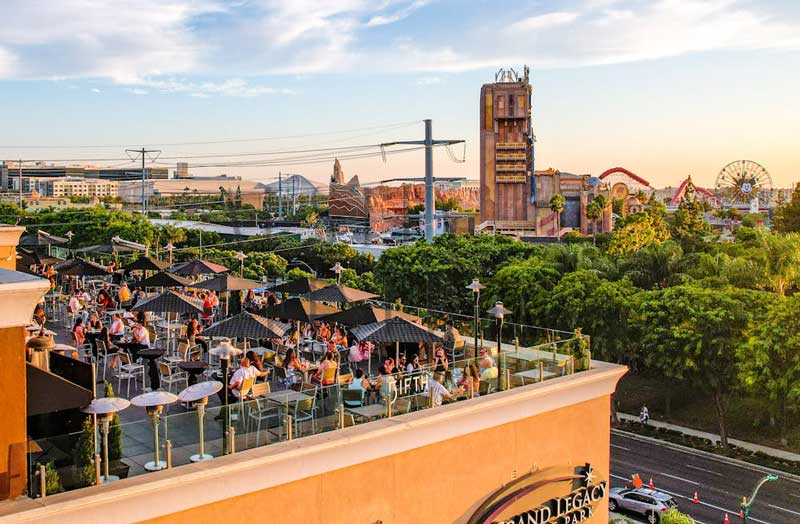 Rooftop patio