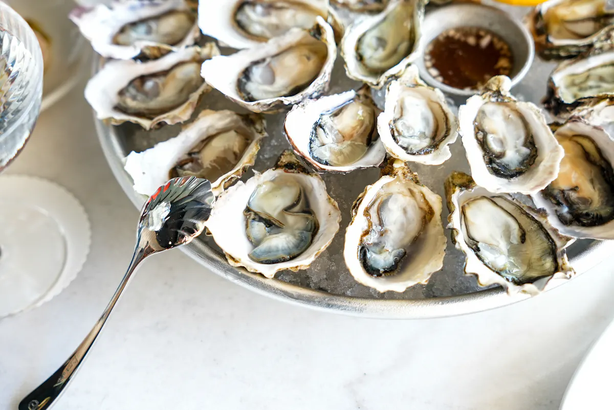 a close up of a plate of food
