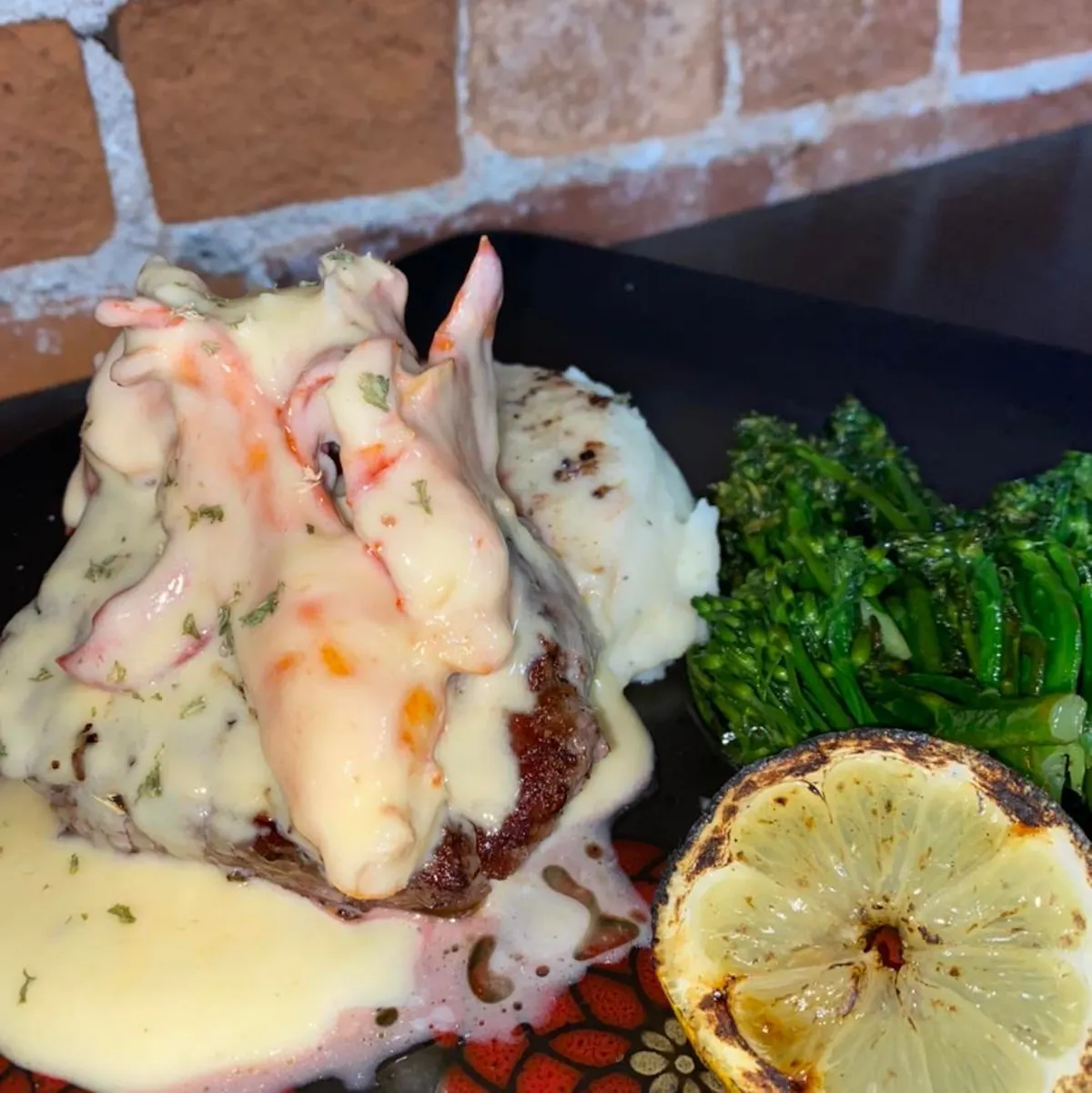 a plate of food
