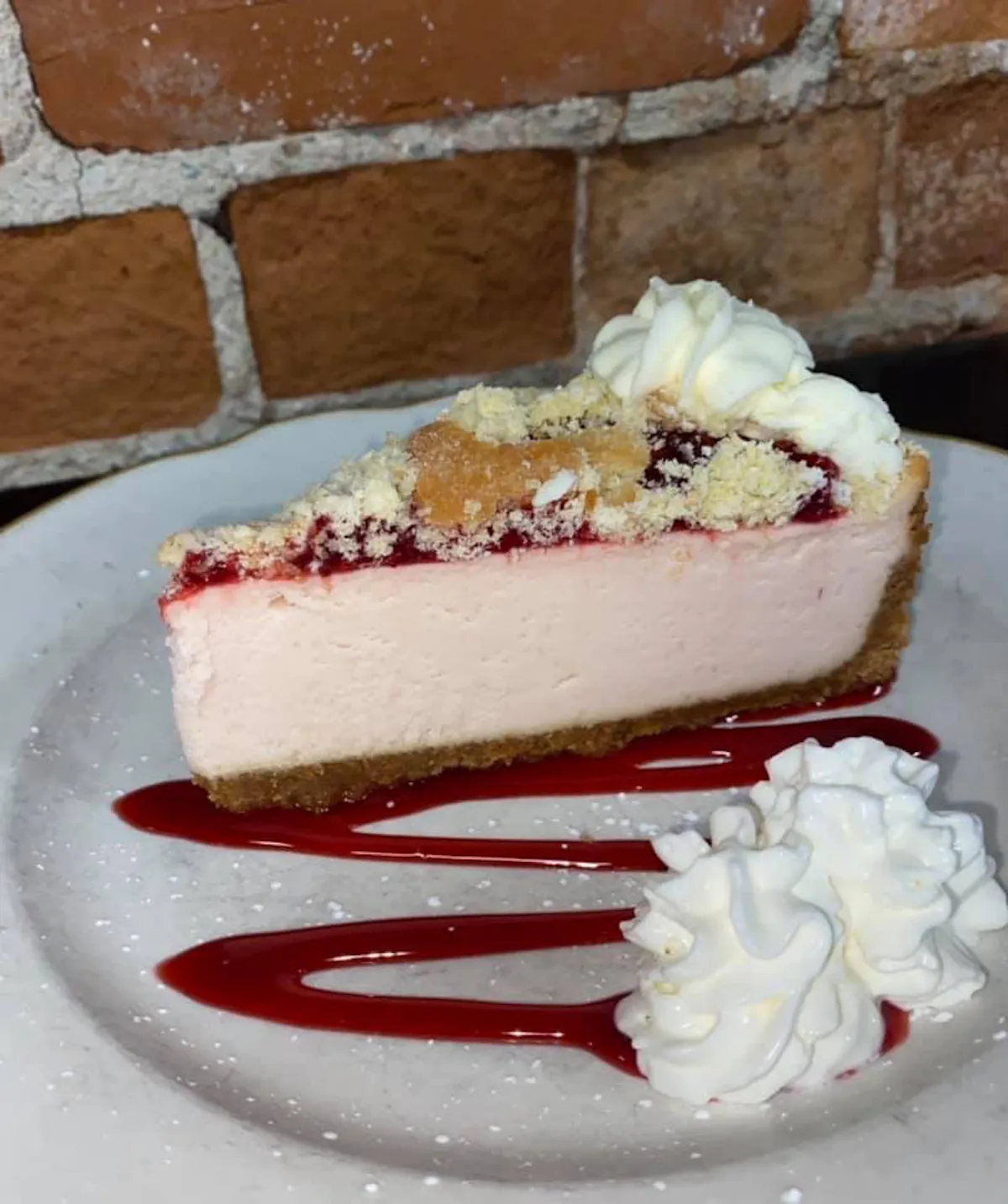 a piece of cake on a plate