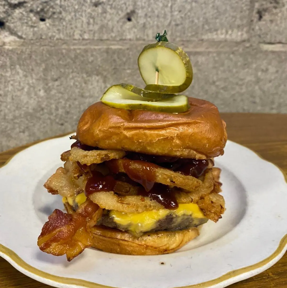 a sandwich on a plate