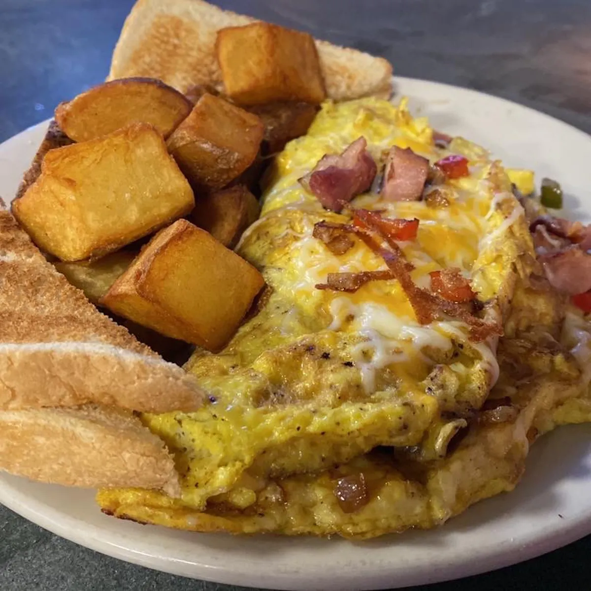 a plate of food