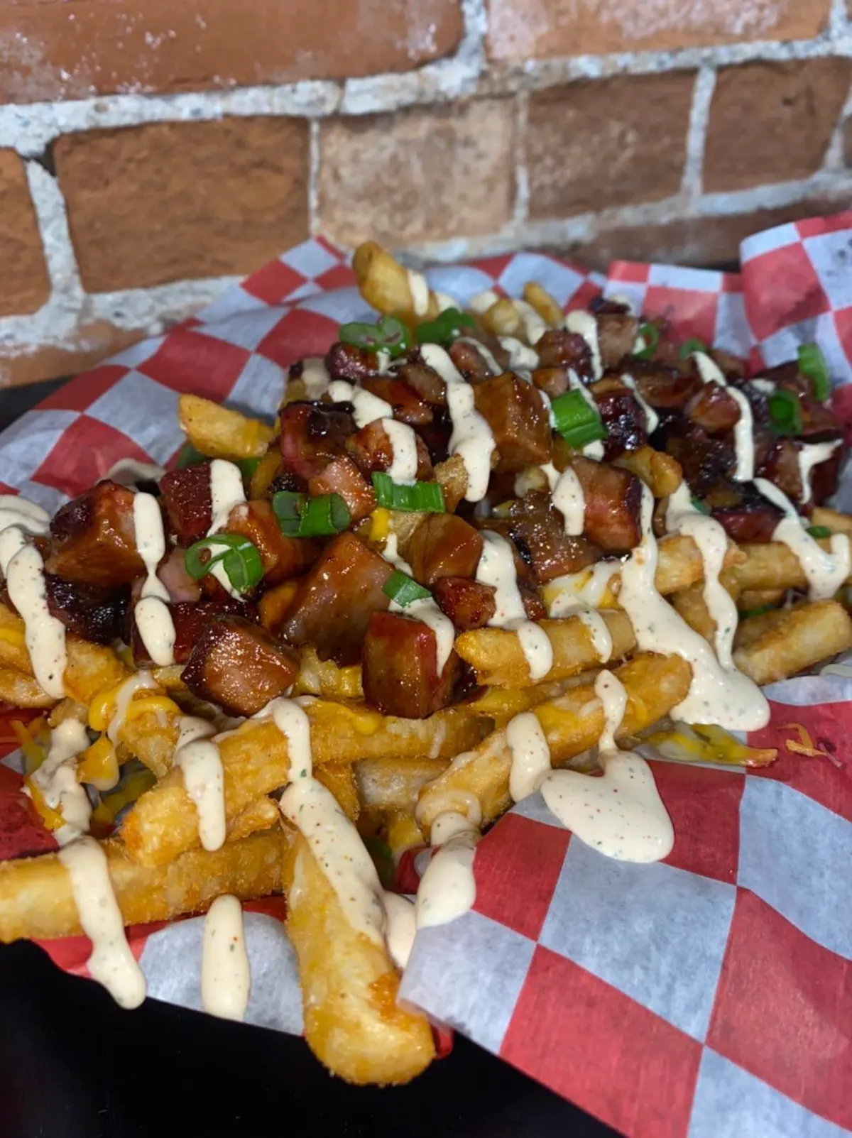 a tray of food