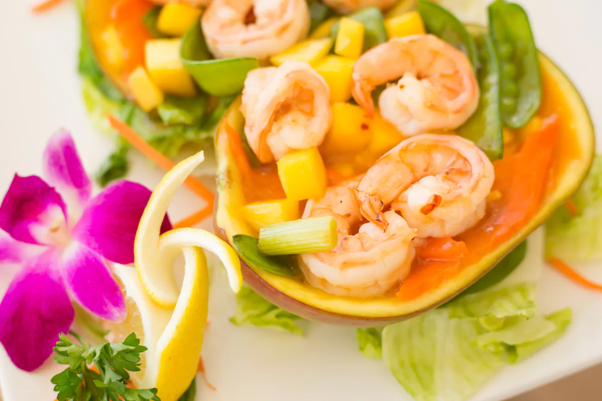 a bowl of food on a plate