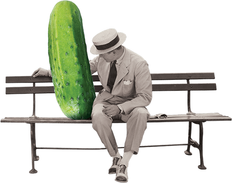 a man sitting on a bench