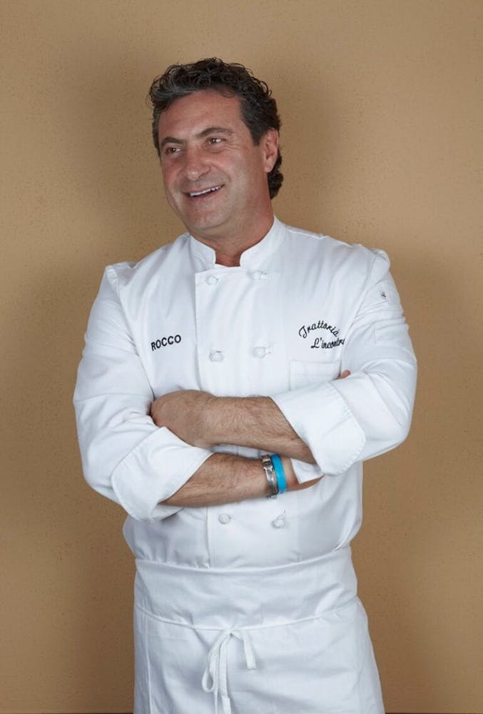a chef smiling