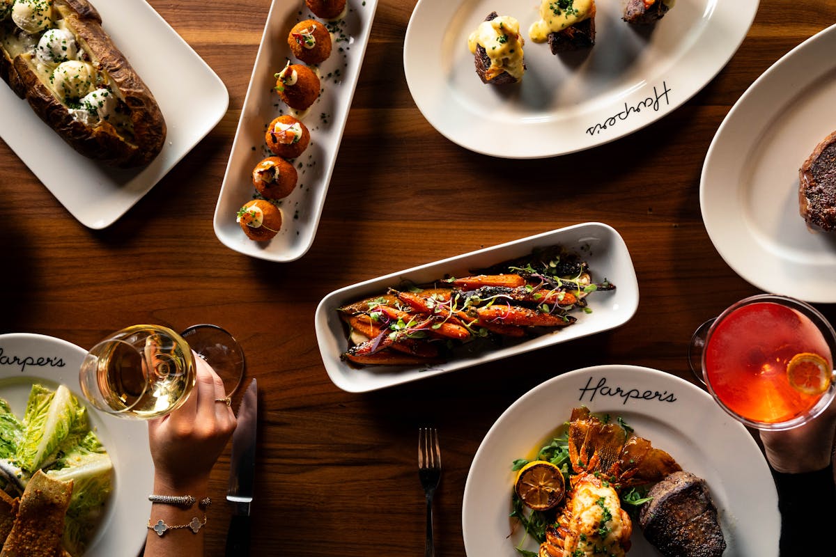 a plate of food on a table