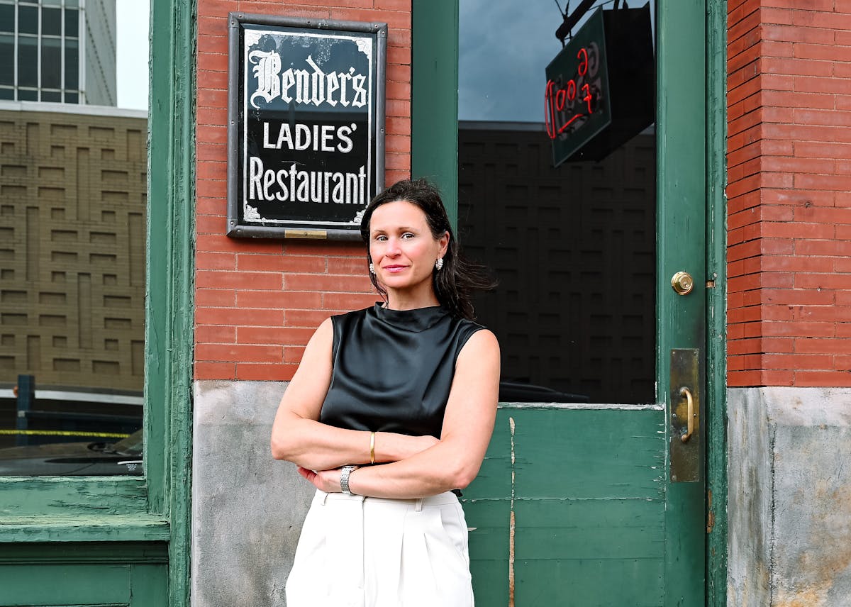 a woman posing