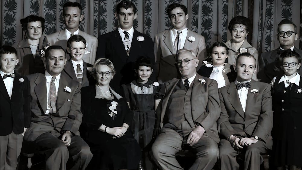 a group of people posing for the camera