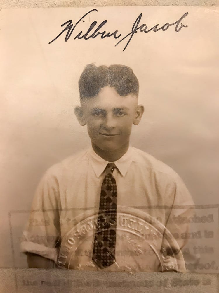 a man looking at the camera