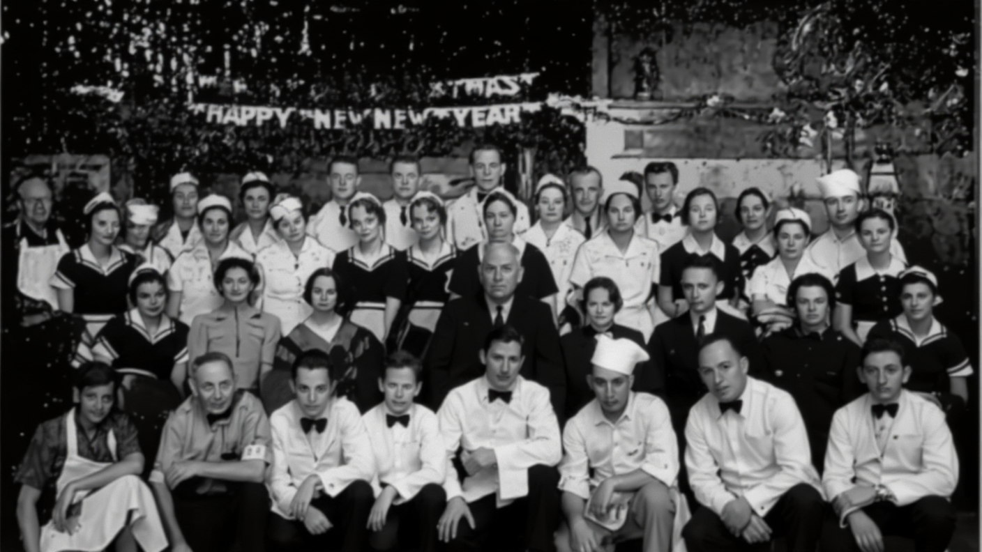 a group of people posing for the camera