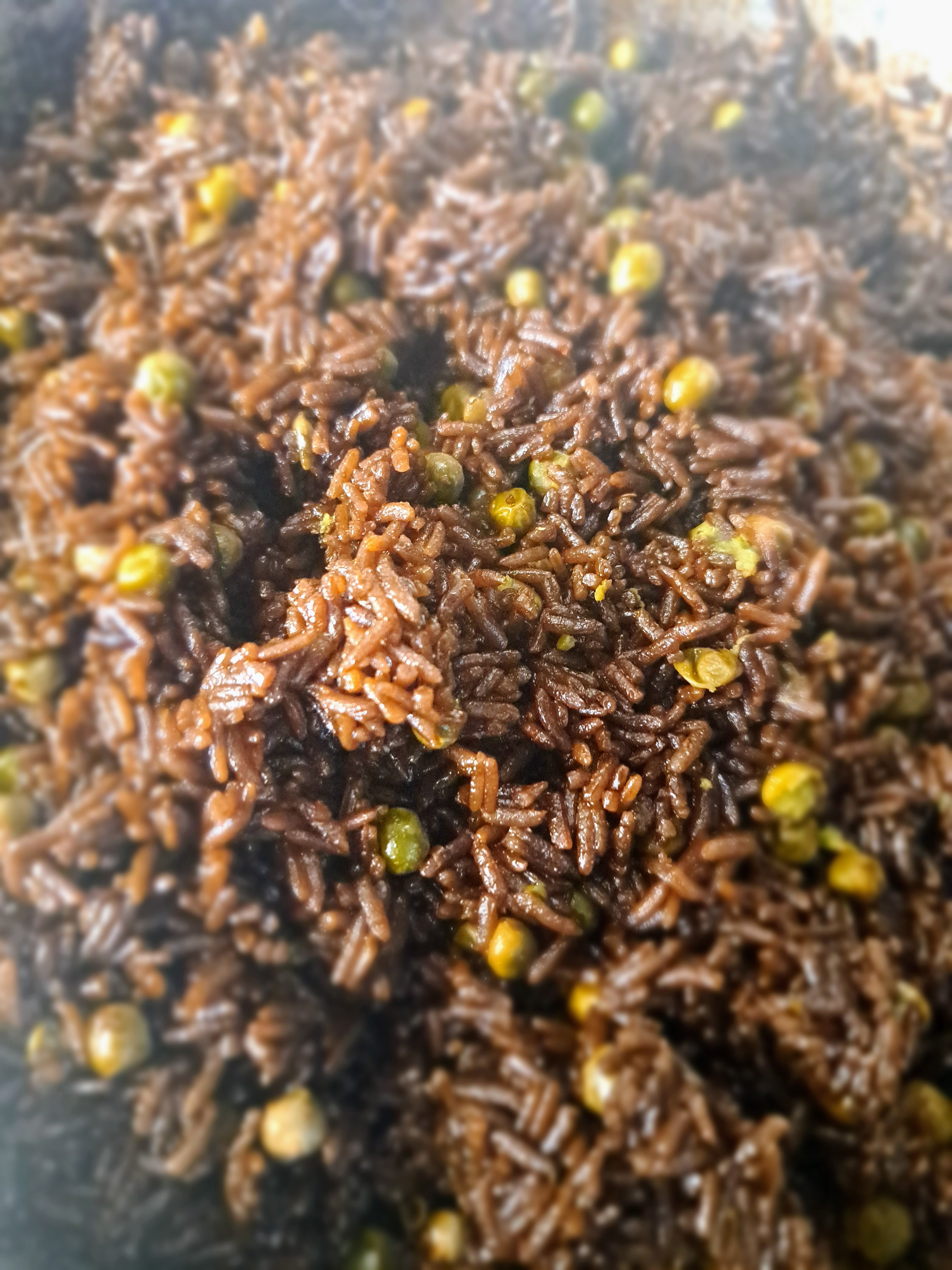 FRESH BLACK RICE. DIRI DJON DJON