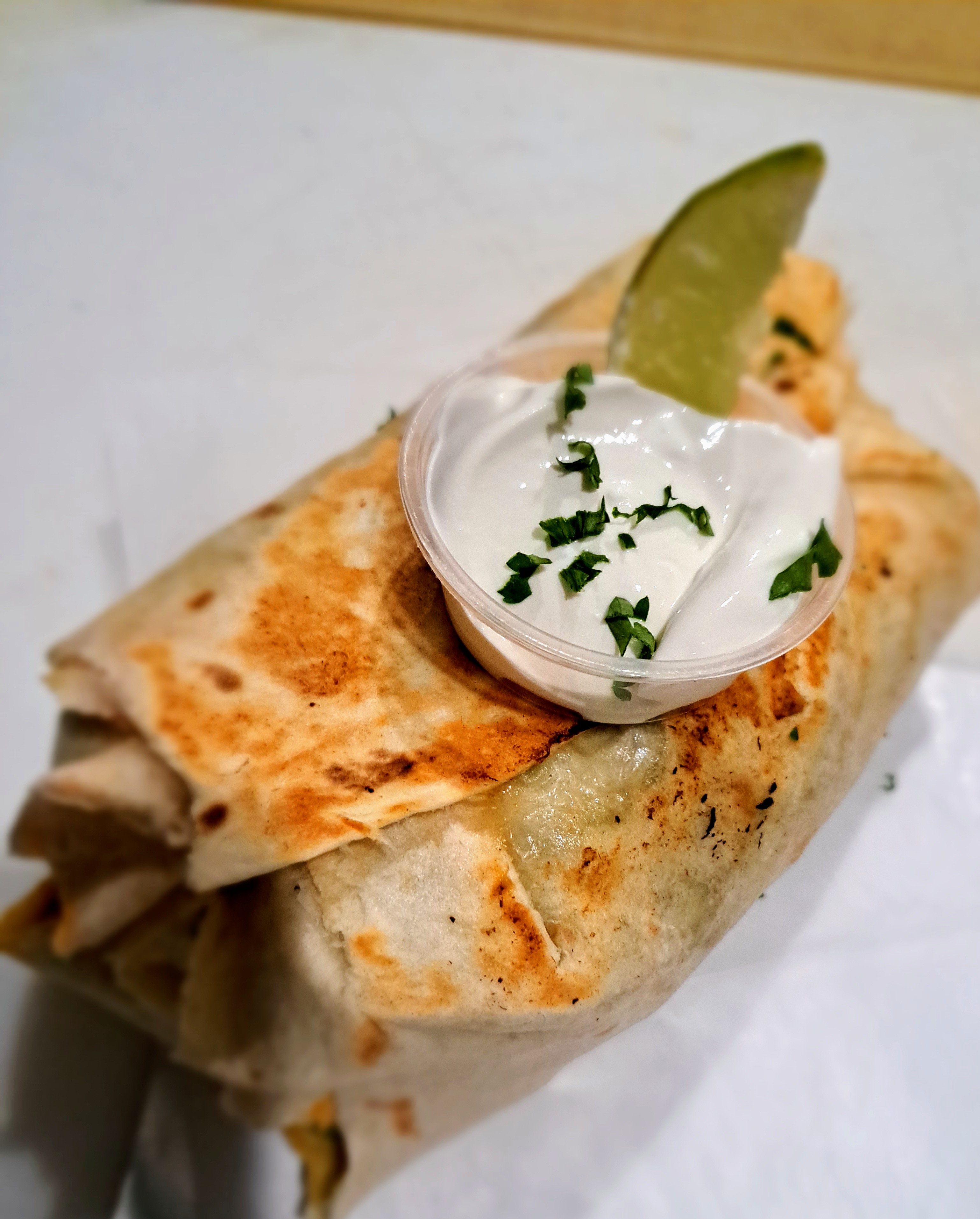 GRIOT BURRITO. PULLED PORK BURRITOS