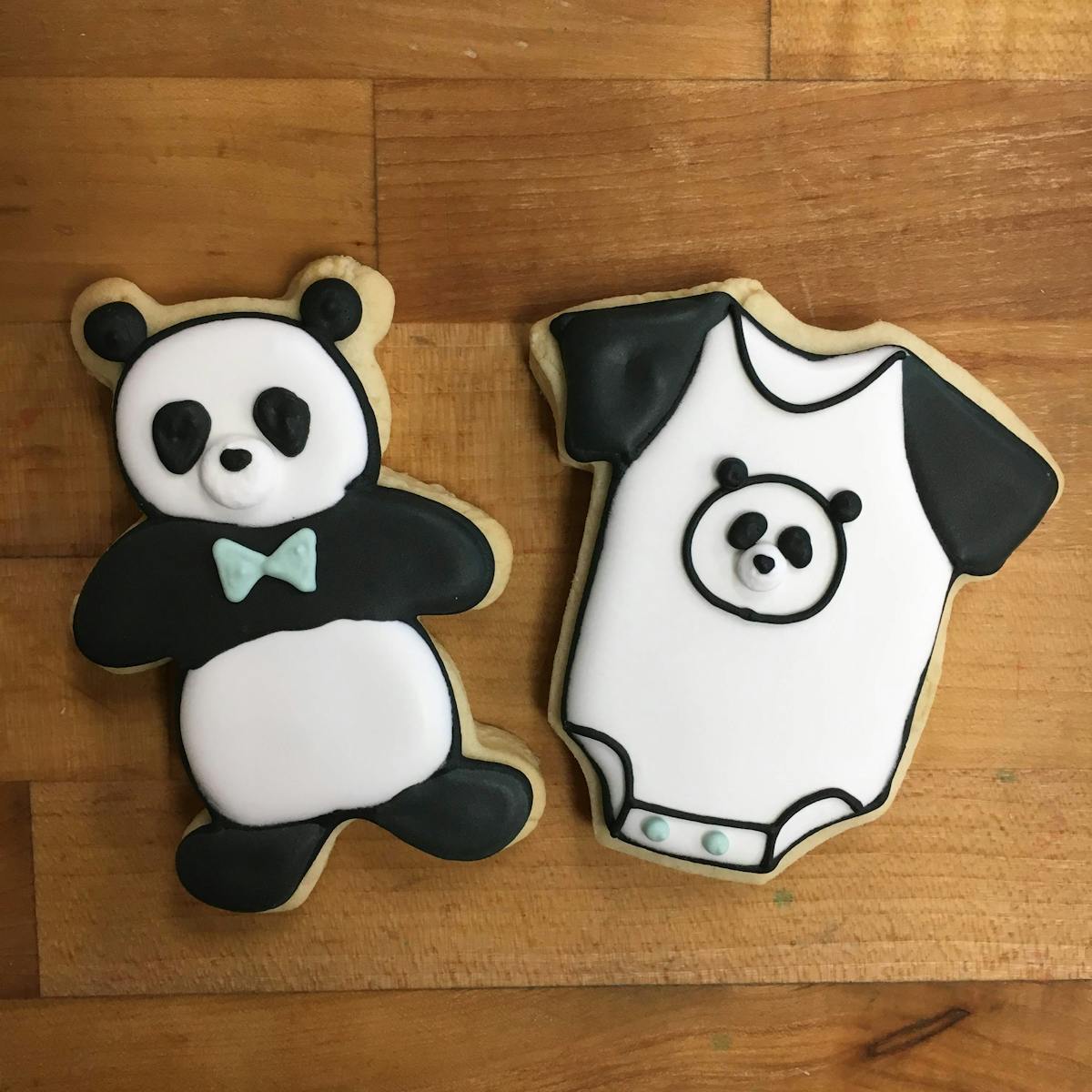 cookies shaped in the form of a panda