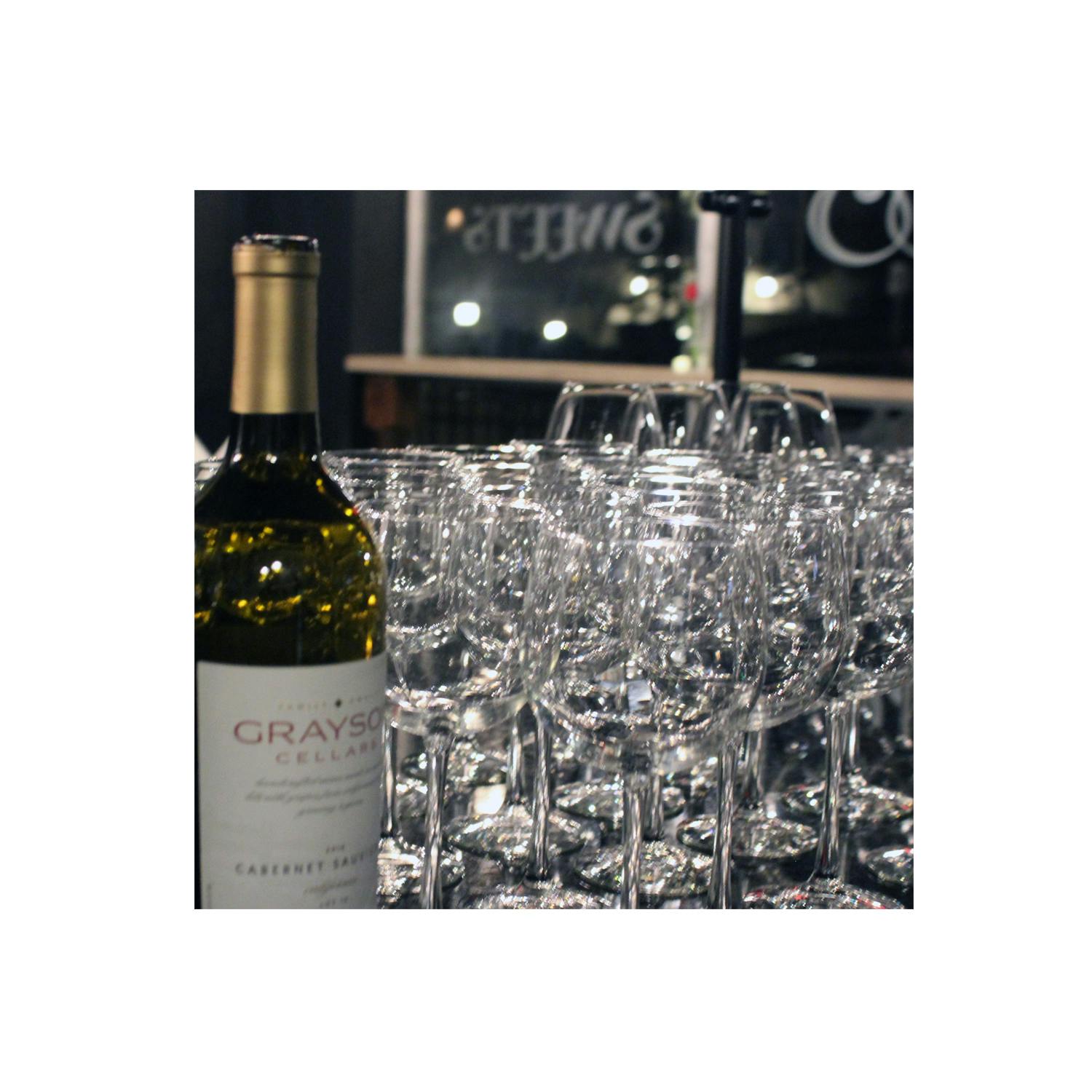 Wine Glasses & Bottle