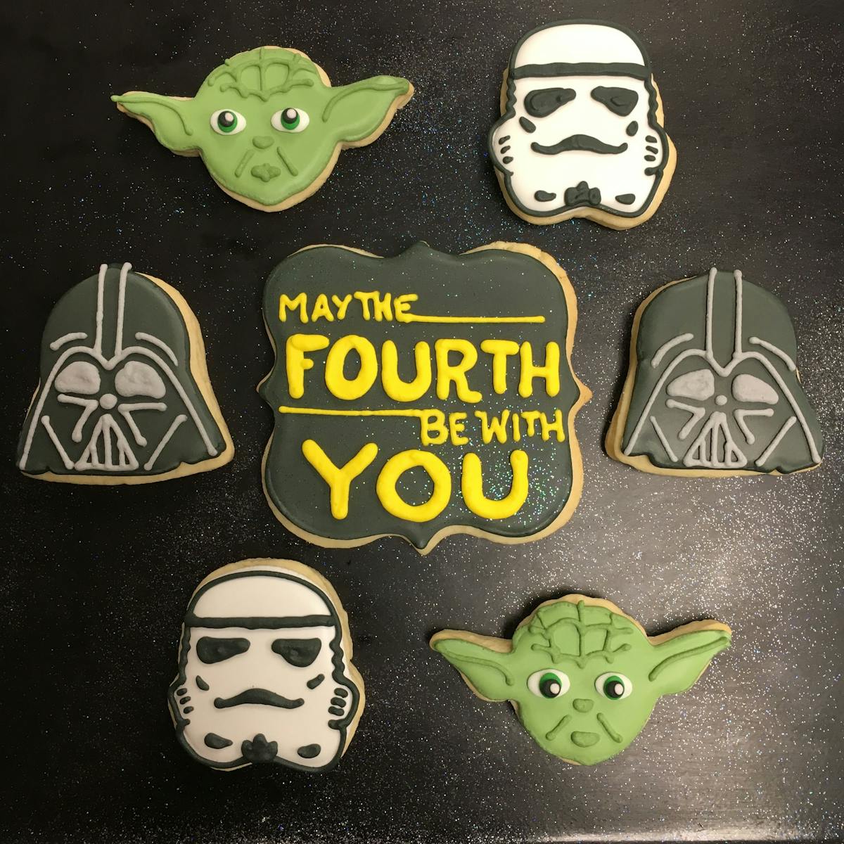 Star Wars themed cookies