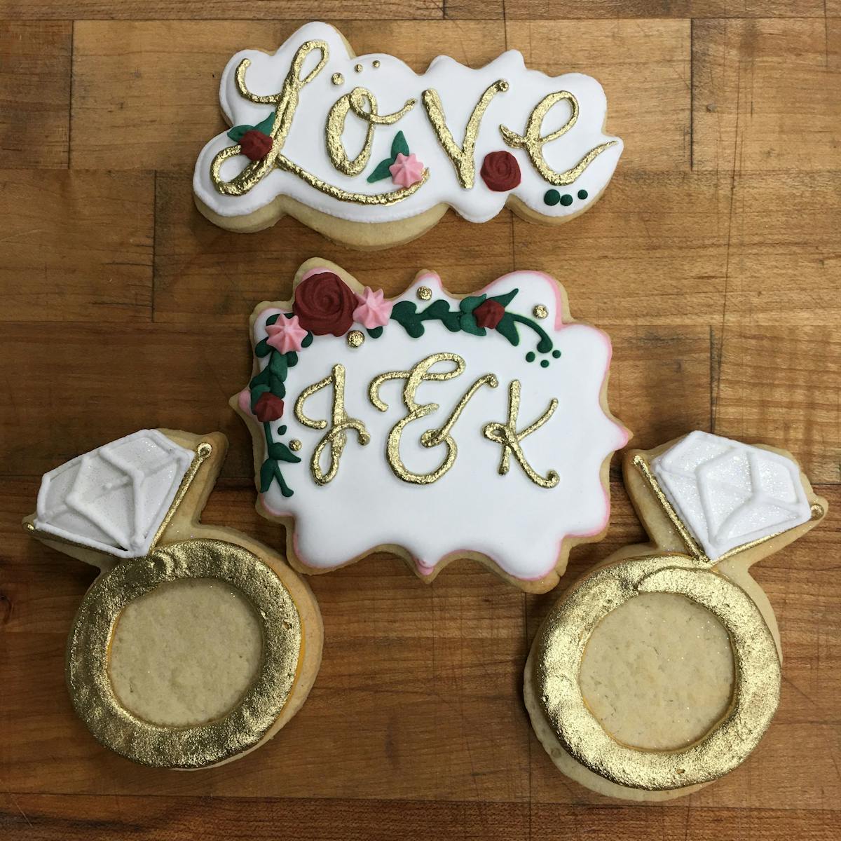 decorated cookies bridal/wedding