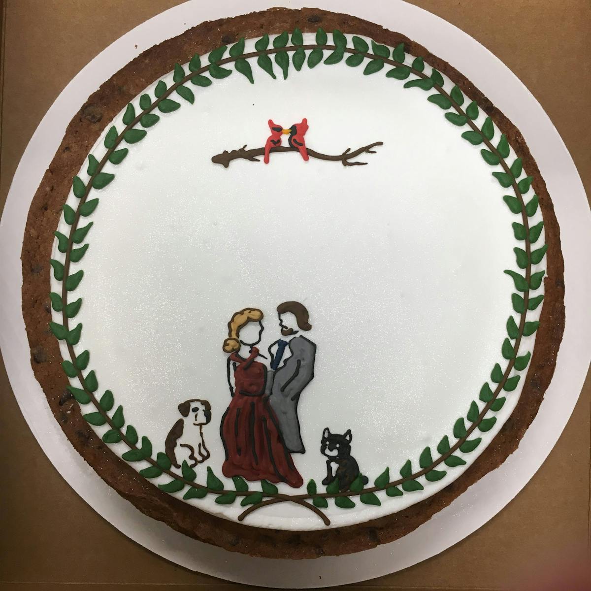 Couple and Pets cake