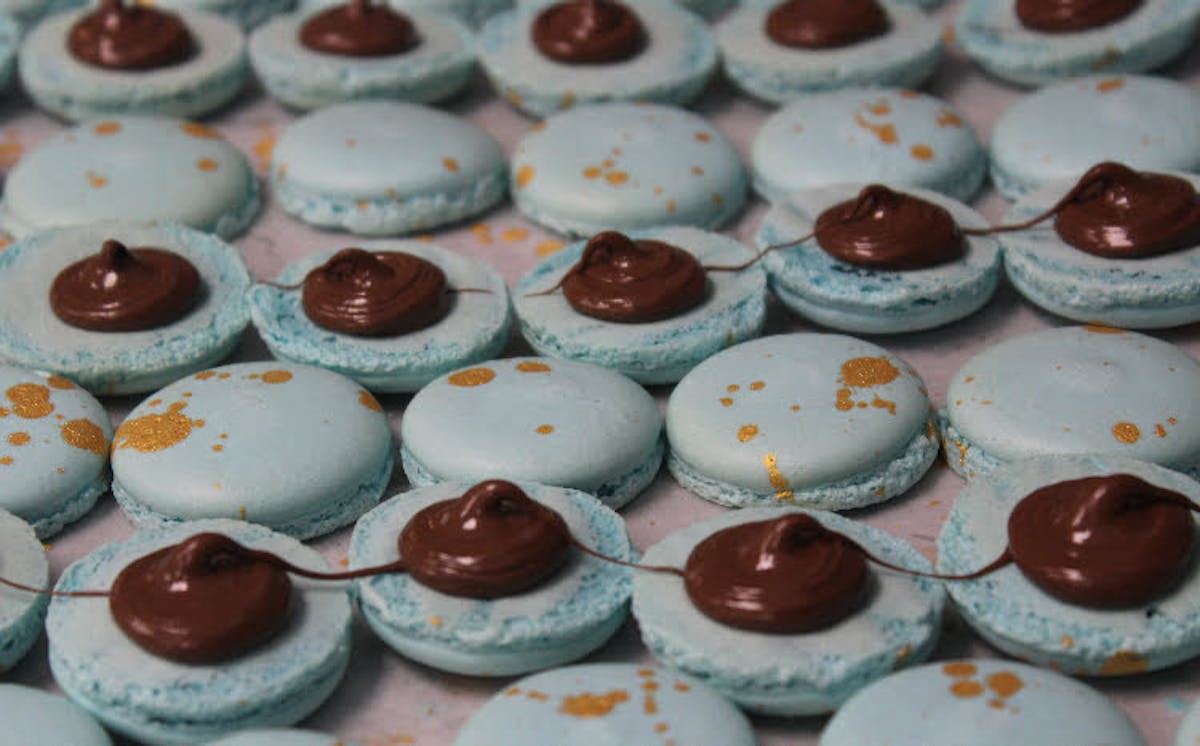 nutella macarons