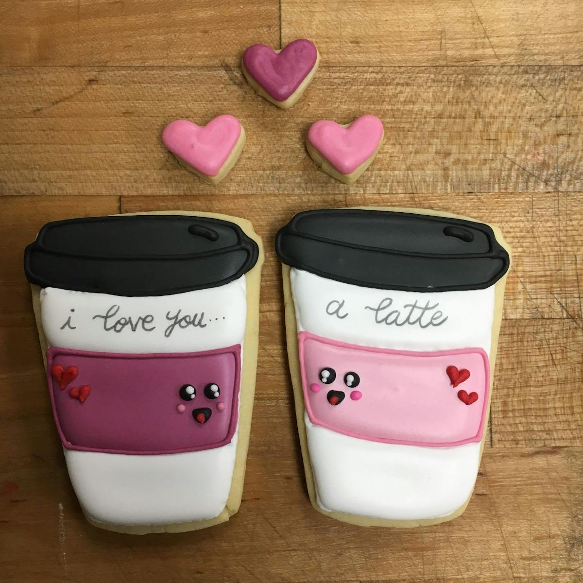 coffee mug themed cookies