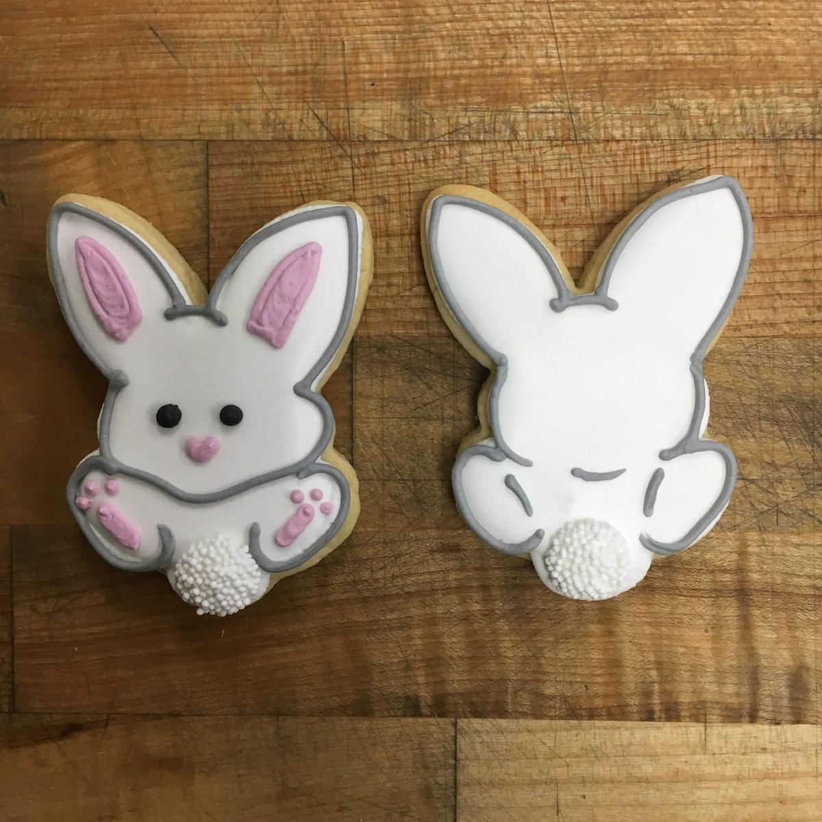 bunny-shaped cookies