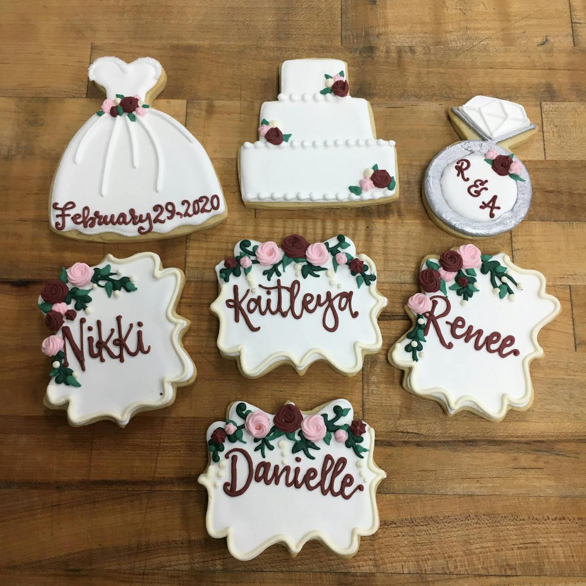 decorated cookies bridal/wedding
