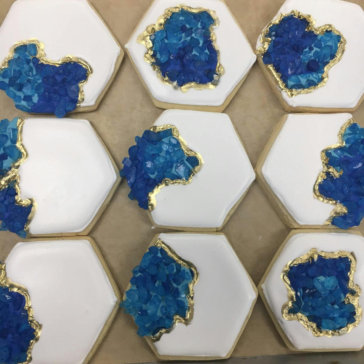 Stitch shaped cookies