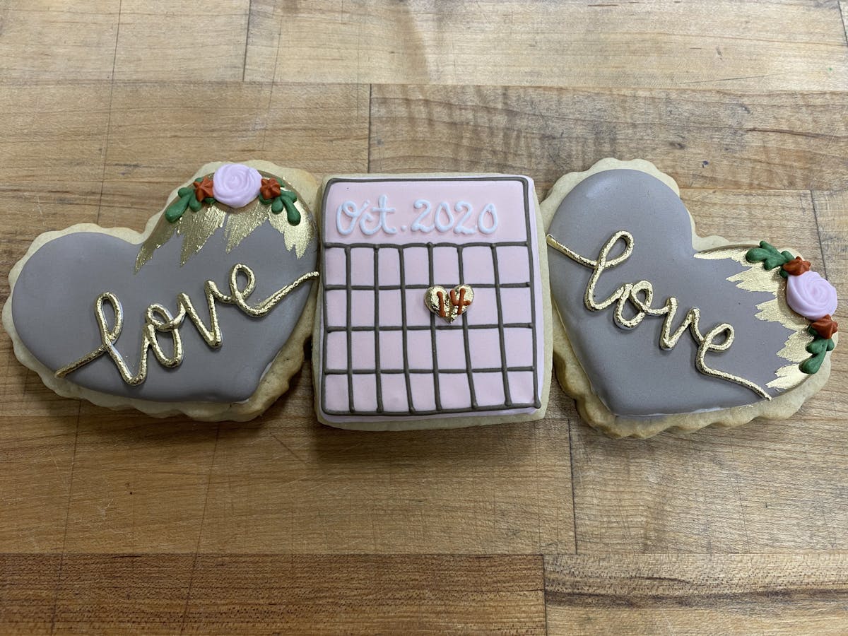 decorated cookies bridal/wedding