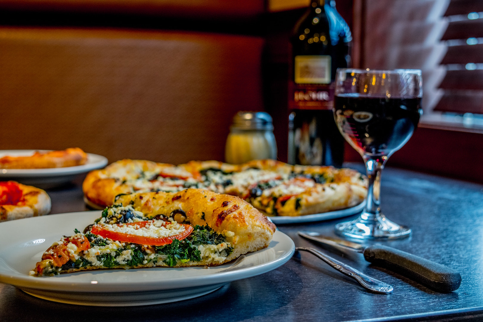 a plate of food on a table