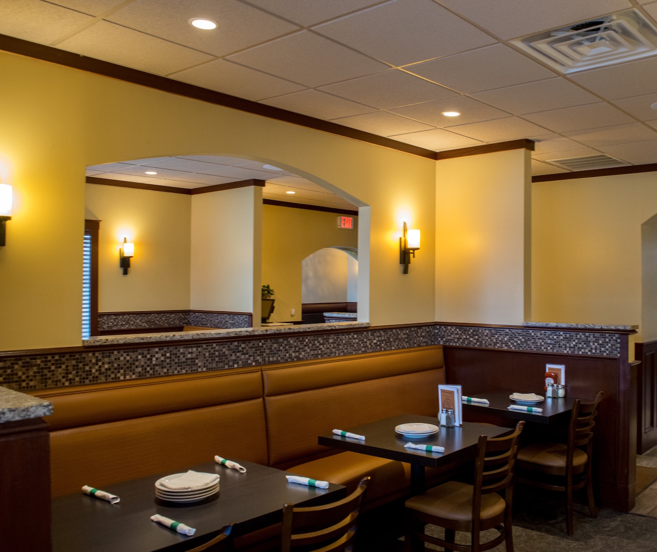 a dining room table