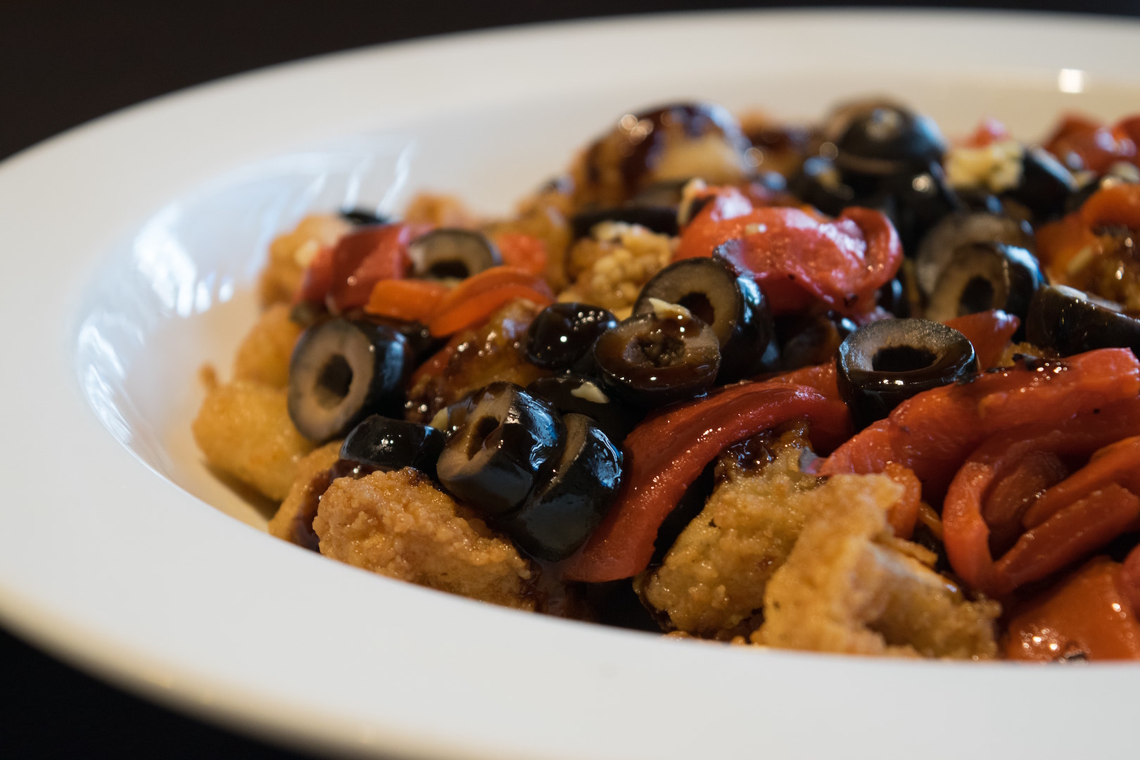 a plate of food