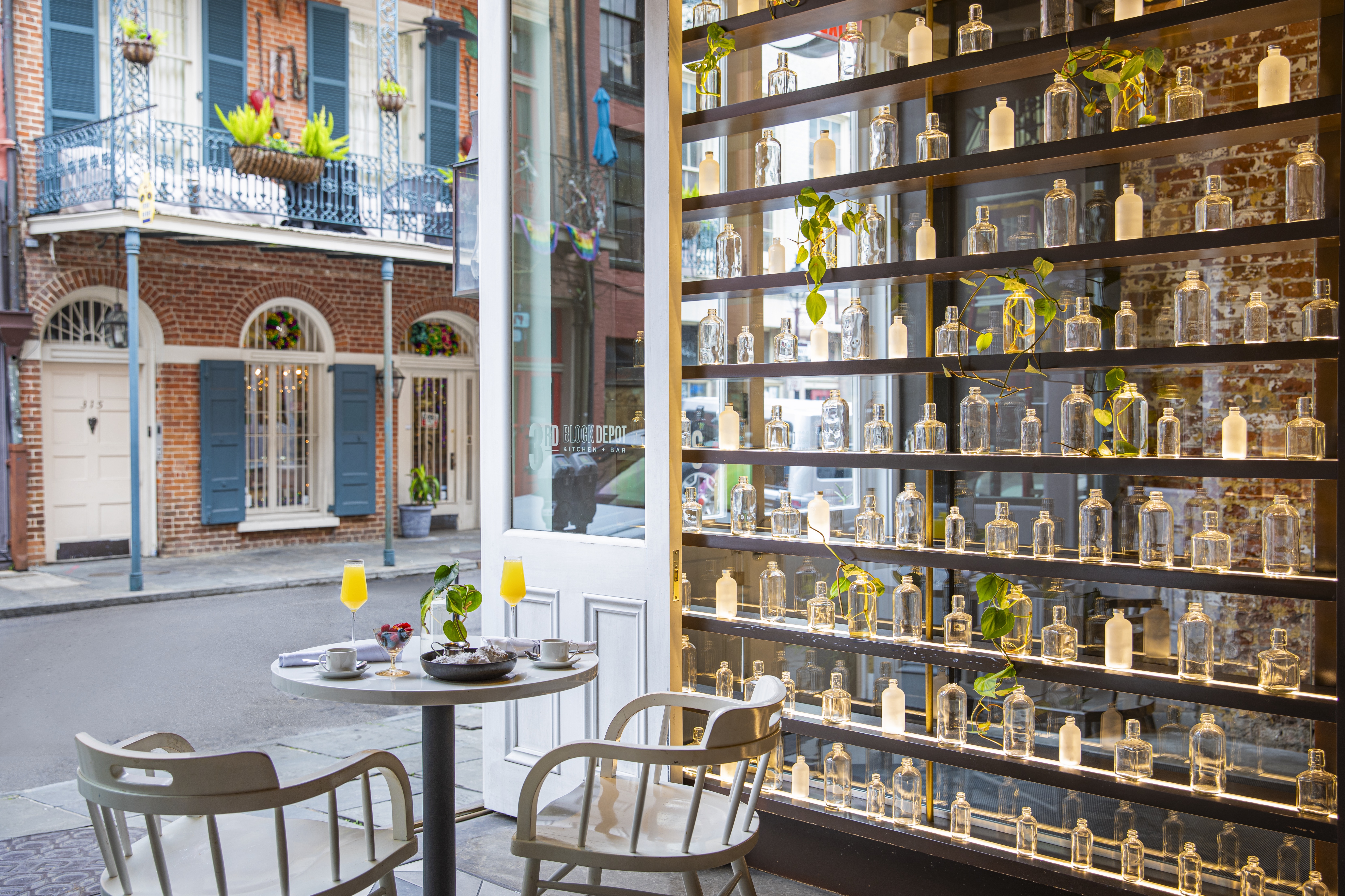 a store inside of a building